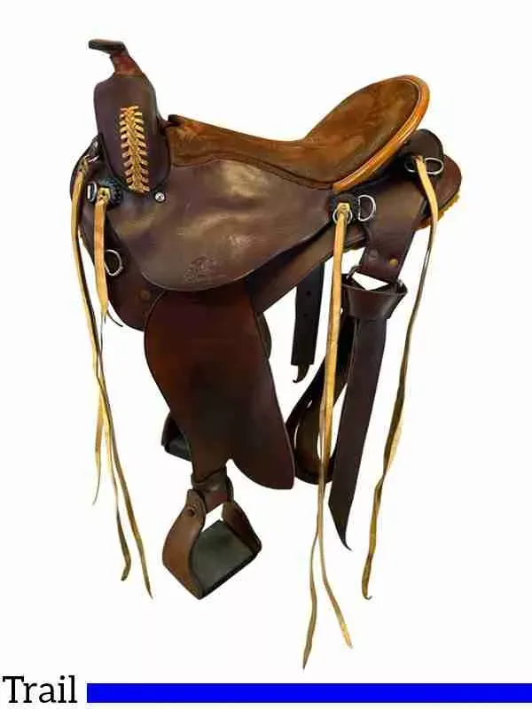 16 Inch Used Synergist Trail Saddle 3890 *Free Shipping*