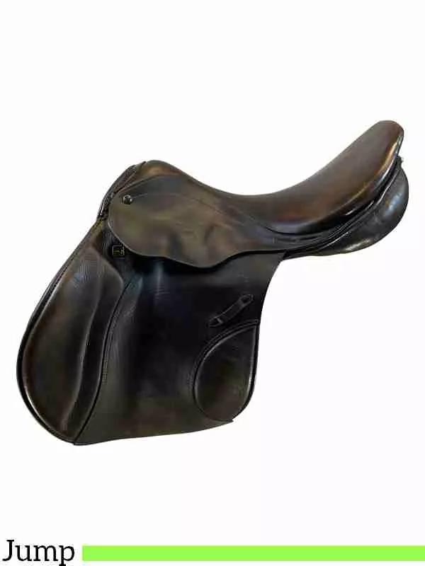 17.5Inch Used Stubben Roxan Jumping Saddle
