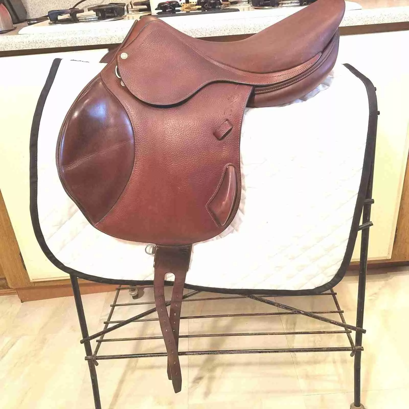 17” Antares French Jumping Saddle