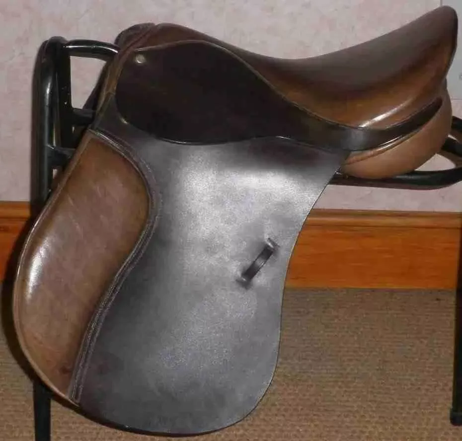 17” English Brown Leather All Purpose Saddle -Medium Fit