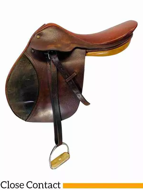 17 Inch Used Custom Joseph Sterling and Sons Ltd Close Contact Saddle Custom