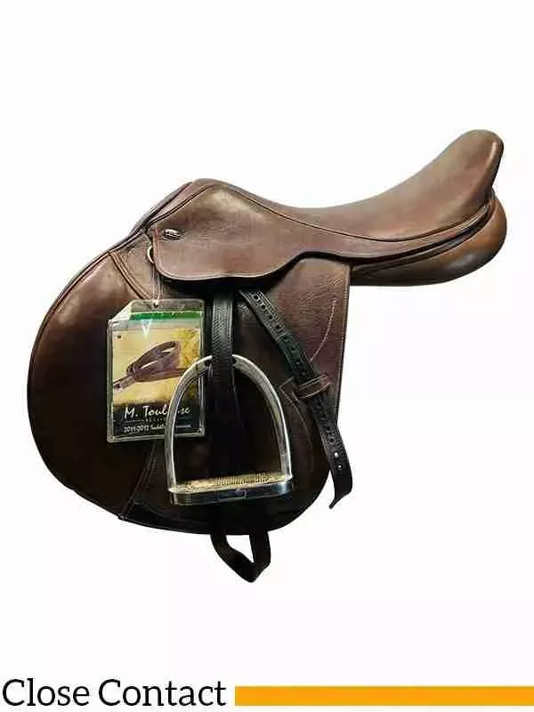 18 Inch Used M. Toulouse Close Contact Saddle *Free Shipping*