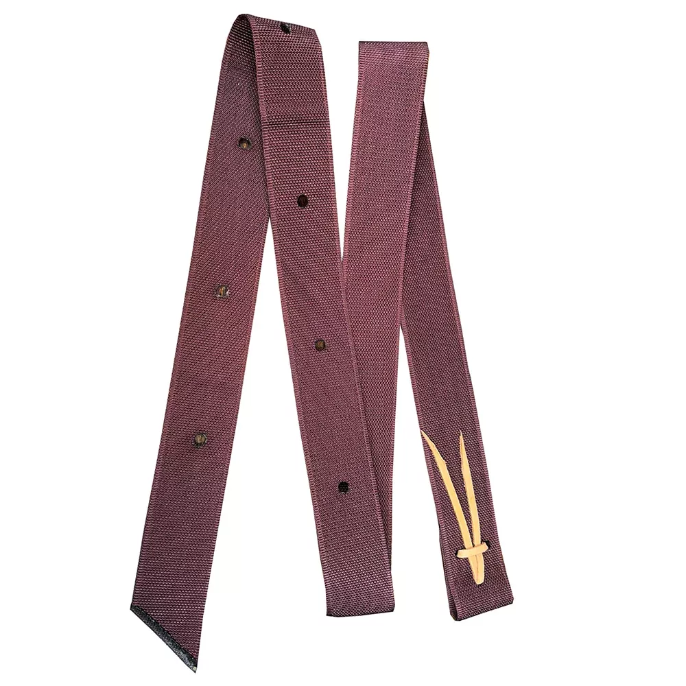 2" X 6" Hilason Western Polypropylene Leather Cinch Strap Brown