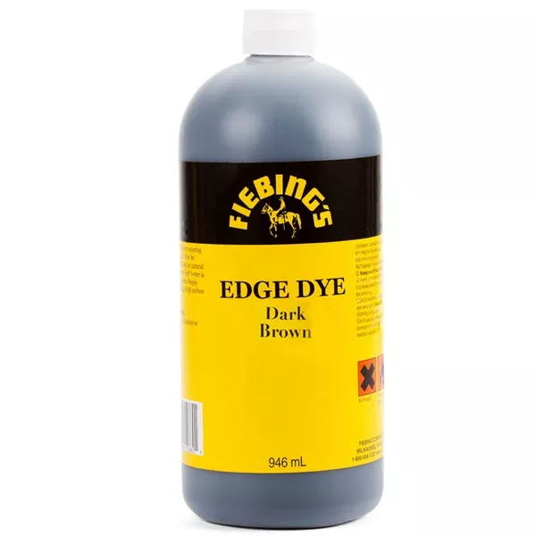 32 Oz. Fiebings Waterproof Semi Gloss Edge Leather Dye