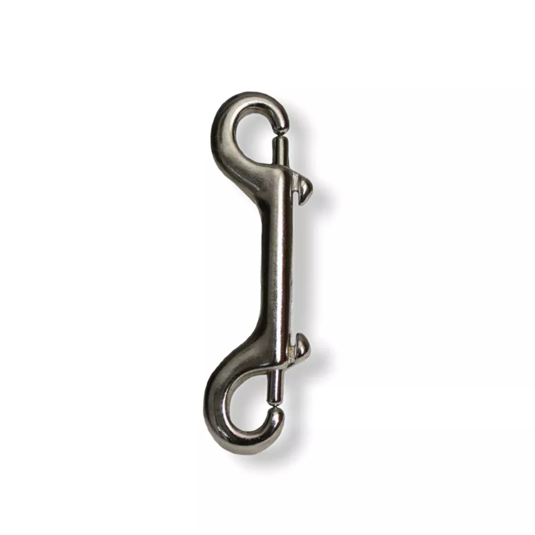 4.75" nickel plated double end snap