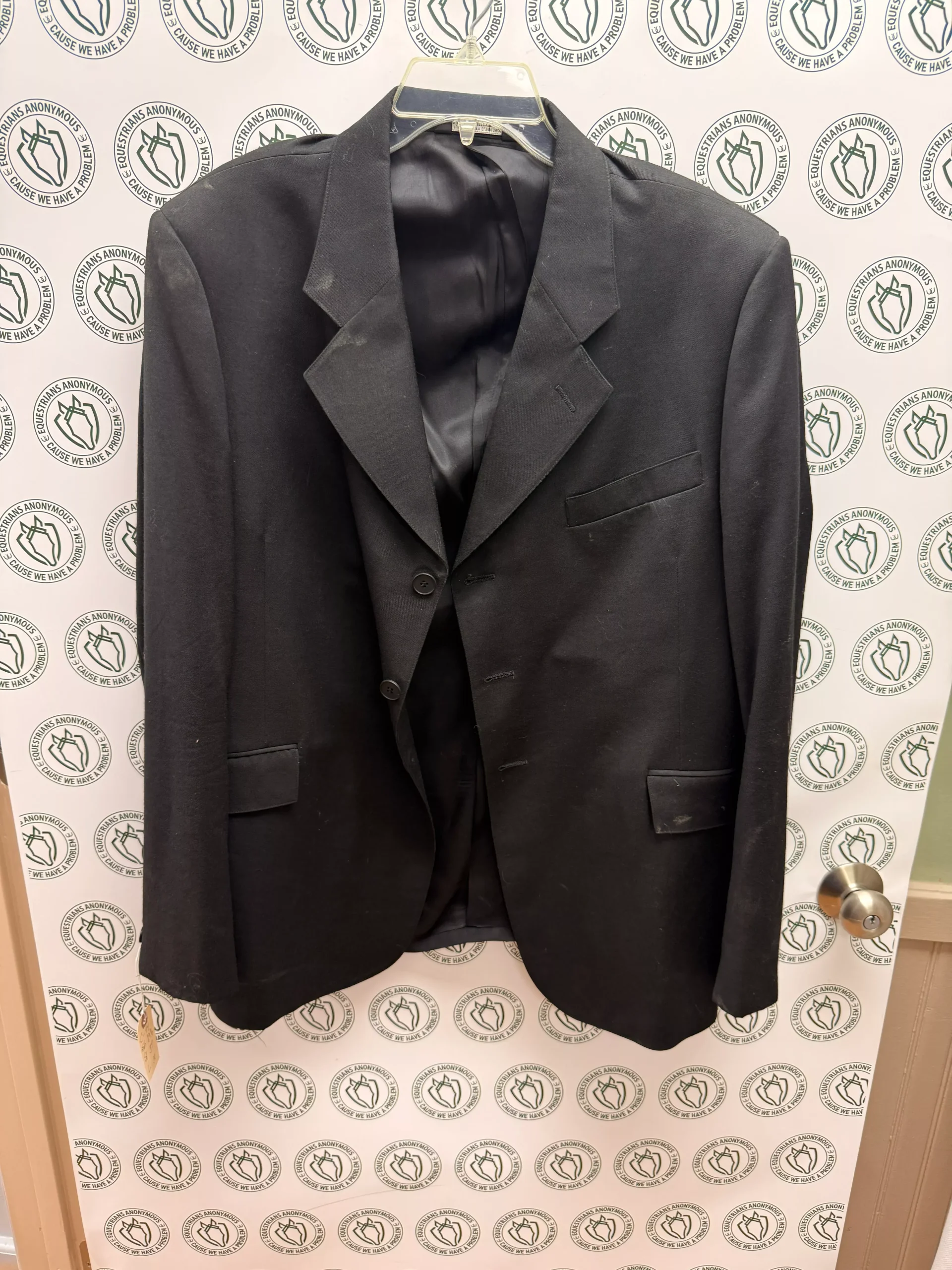 44 Men's Black Hunt coat Lightweight