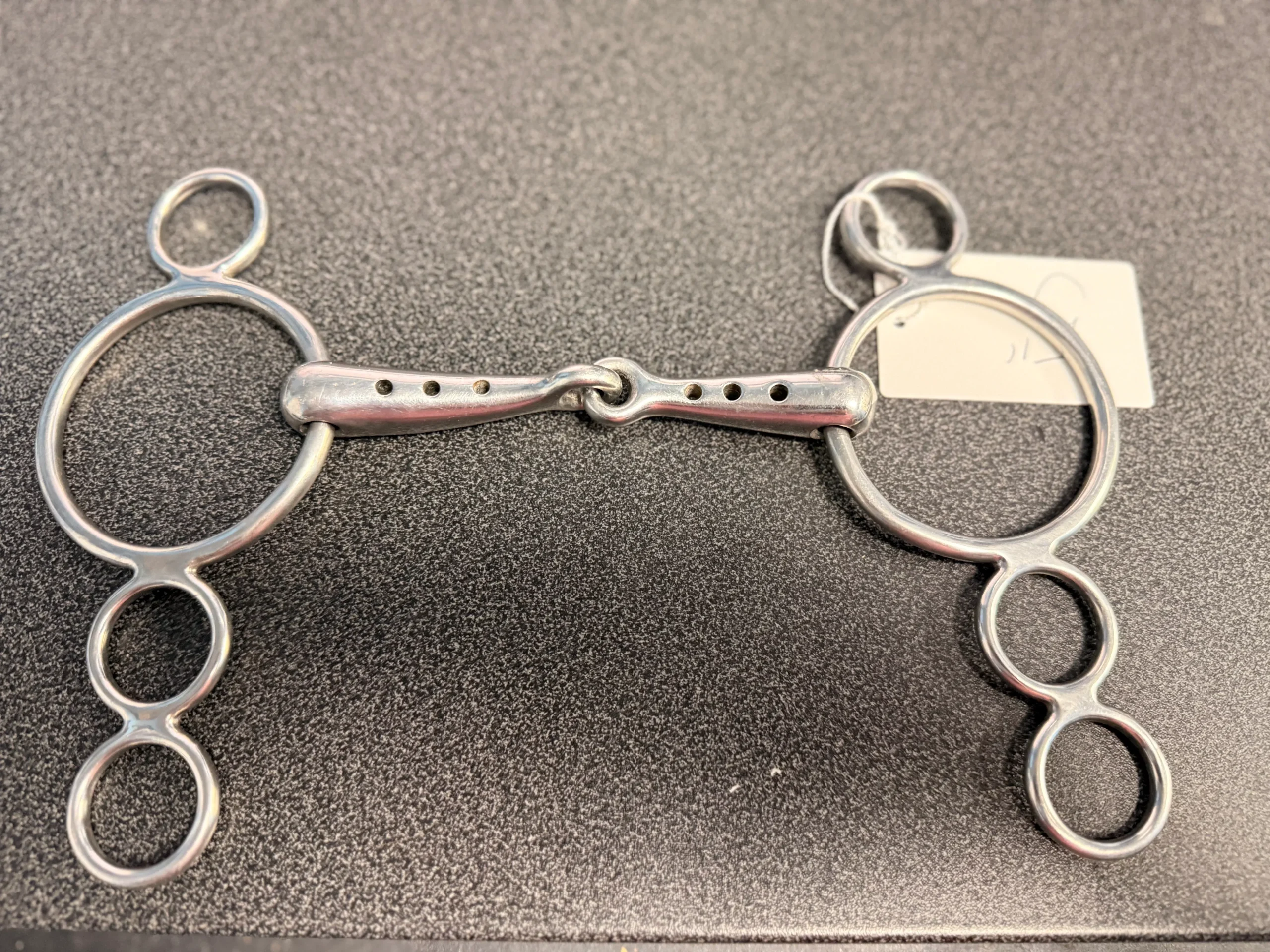 5" 3 ring elevator hollow pipe snaffle