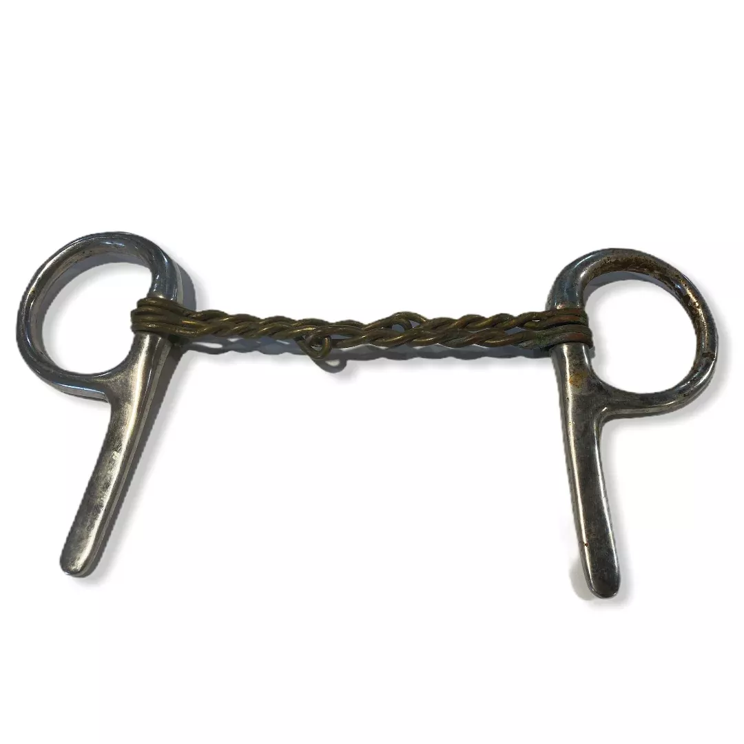 5” Half Cheek Double Twisted Wire Bit