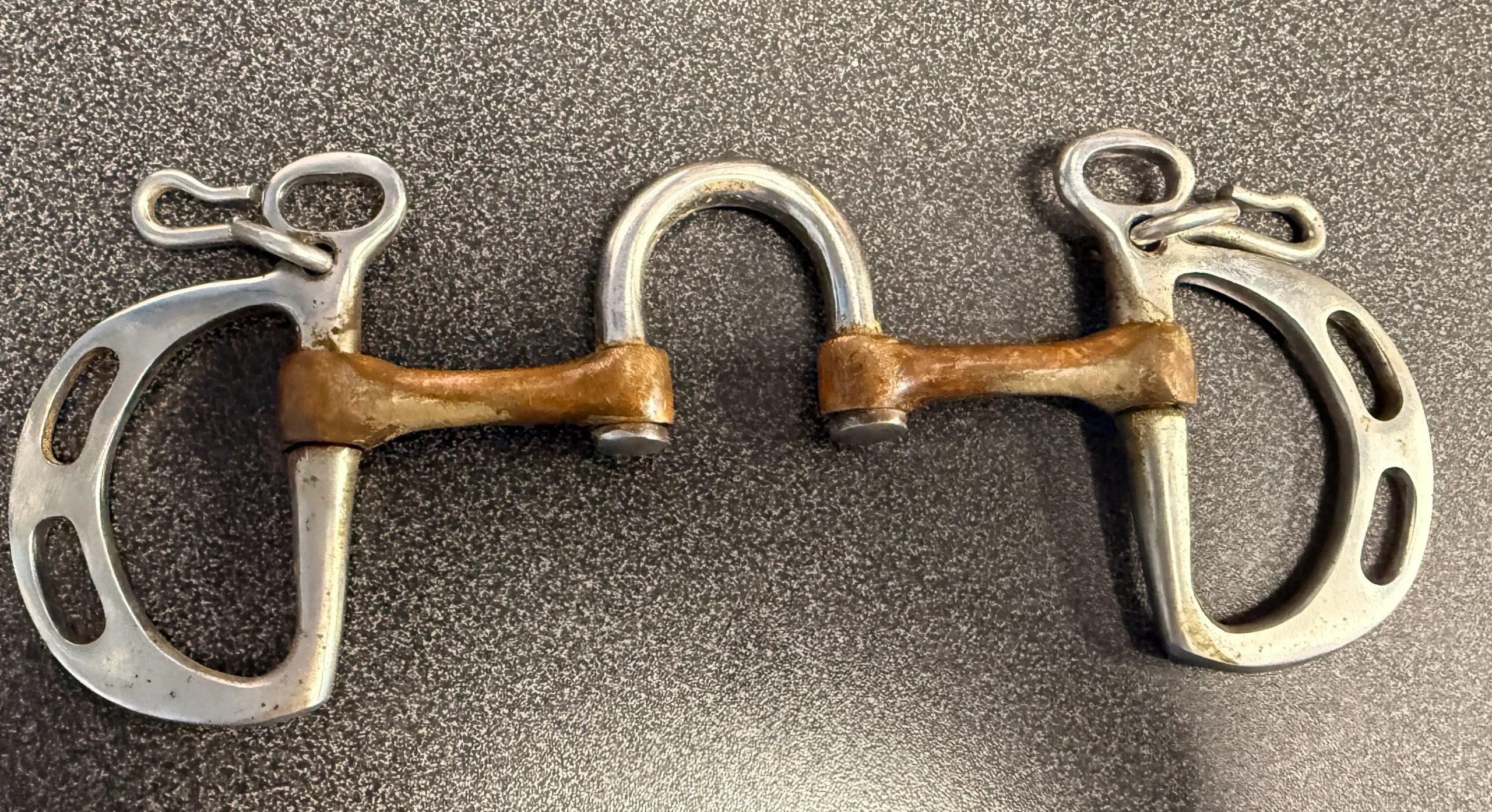 5" High port kimberwick horse bit