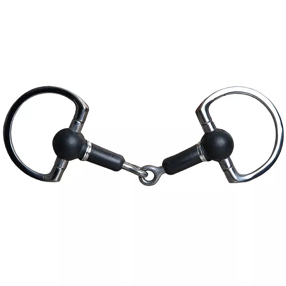 5" Hilason Western Racing Dee Ring Lightweight Horse Mouth Bit