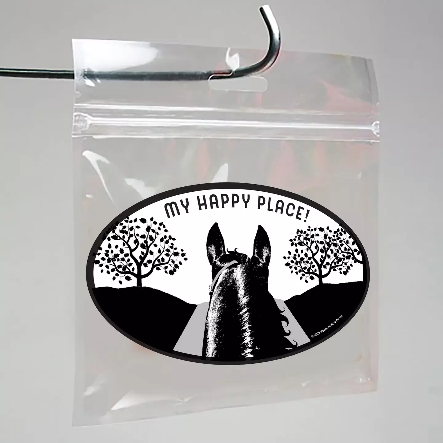 5" x 3" Car or Truck Sticker / My Happy Place / WATERPROOF