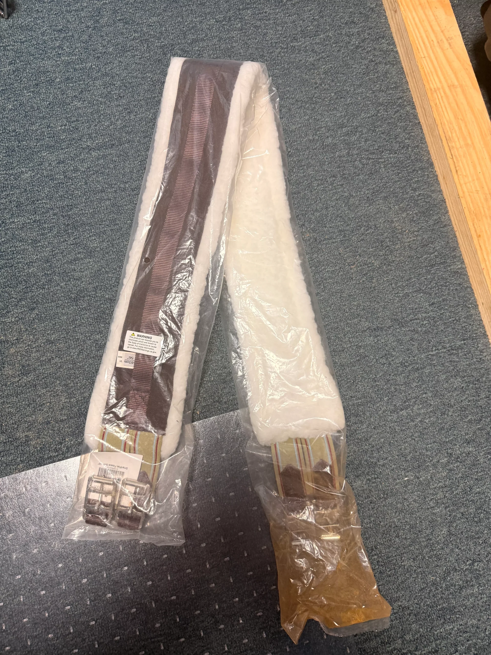 56" Smartpak English fleece Girth