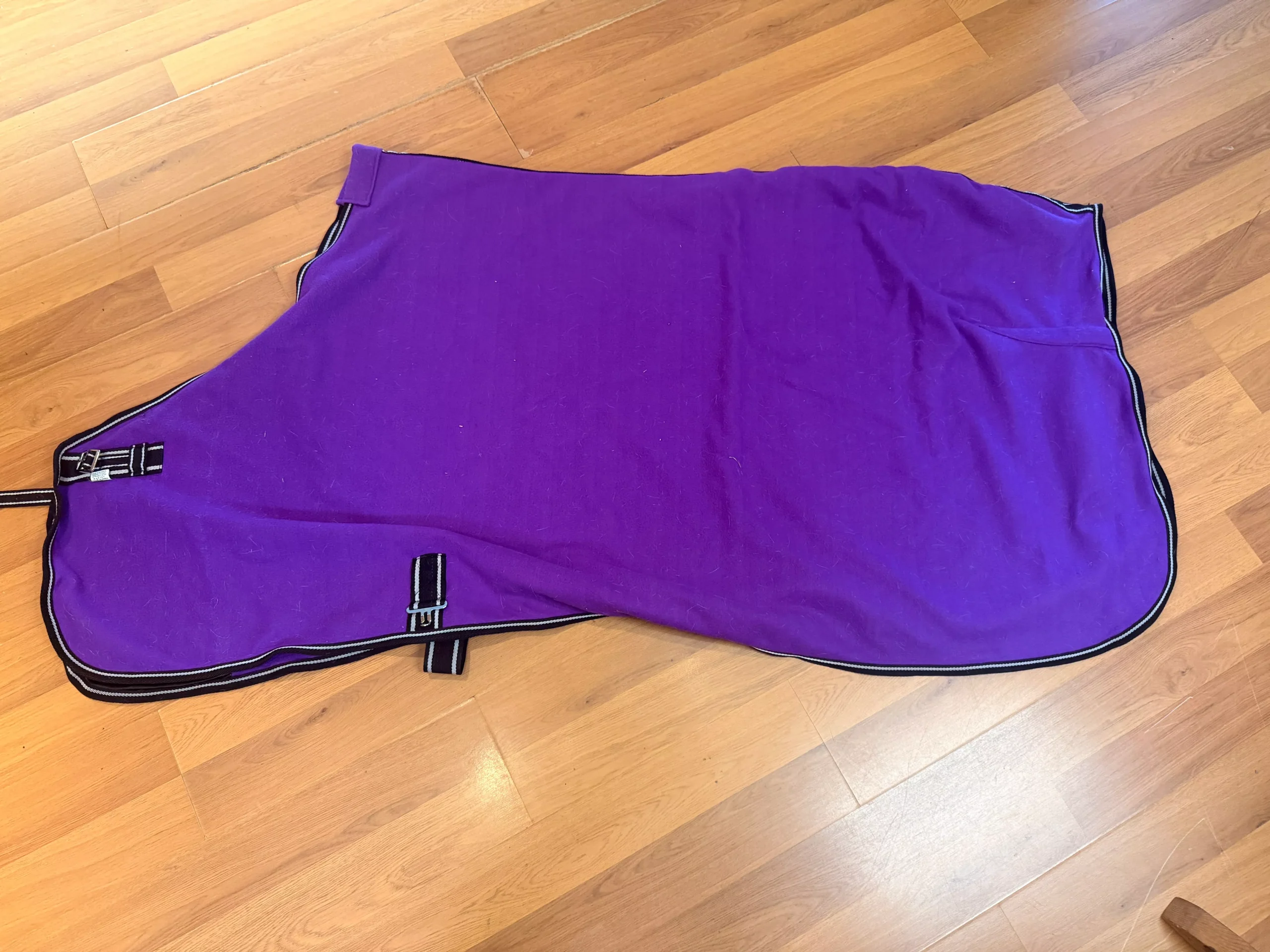 64" Purple fleece cooler