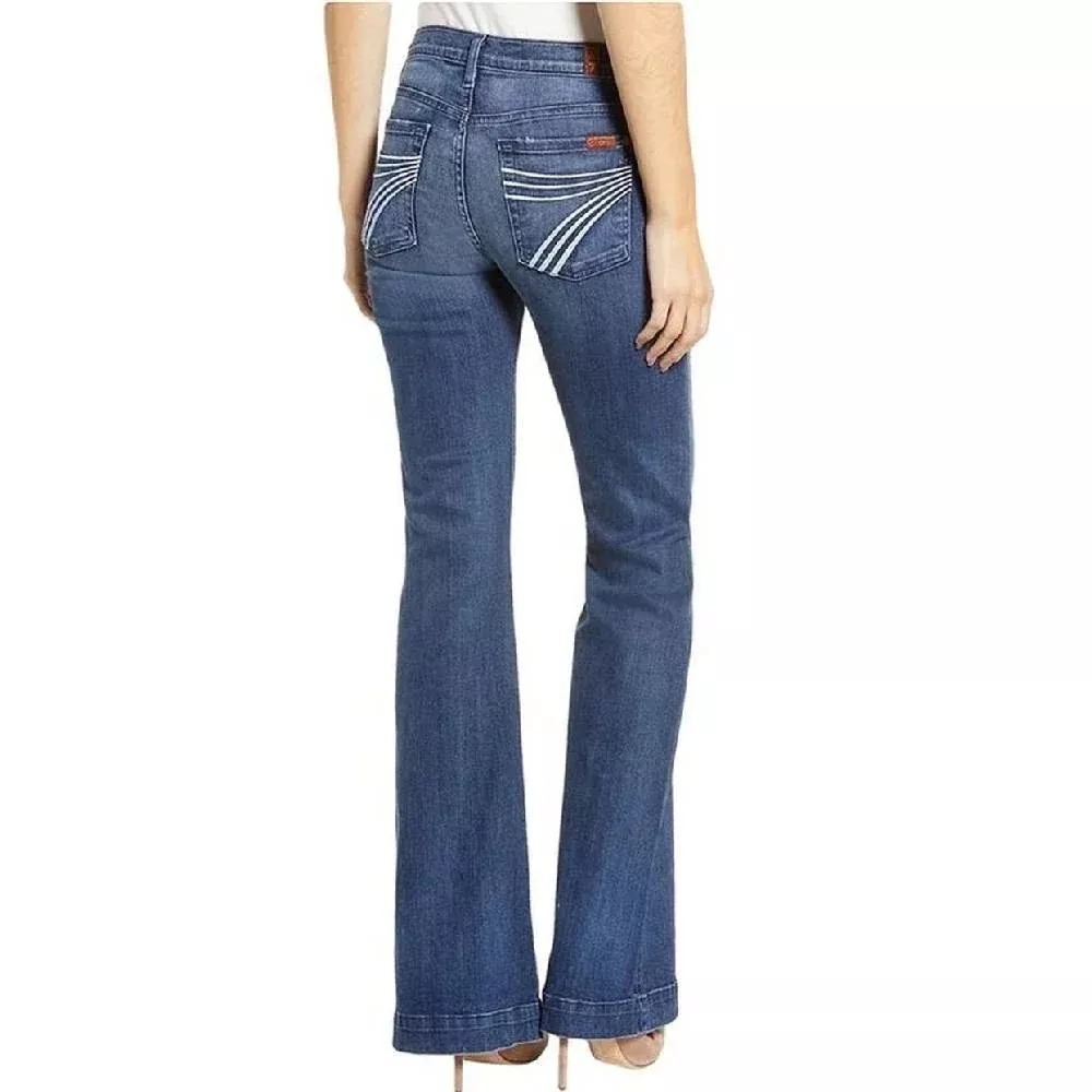 7 For All Mankind Tailorless Dojo - Lake Blue