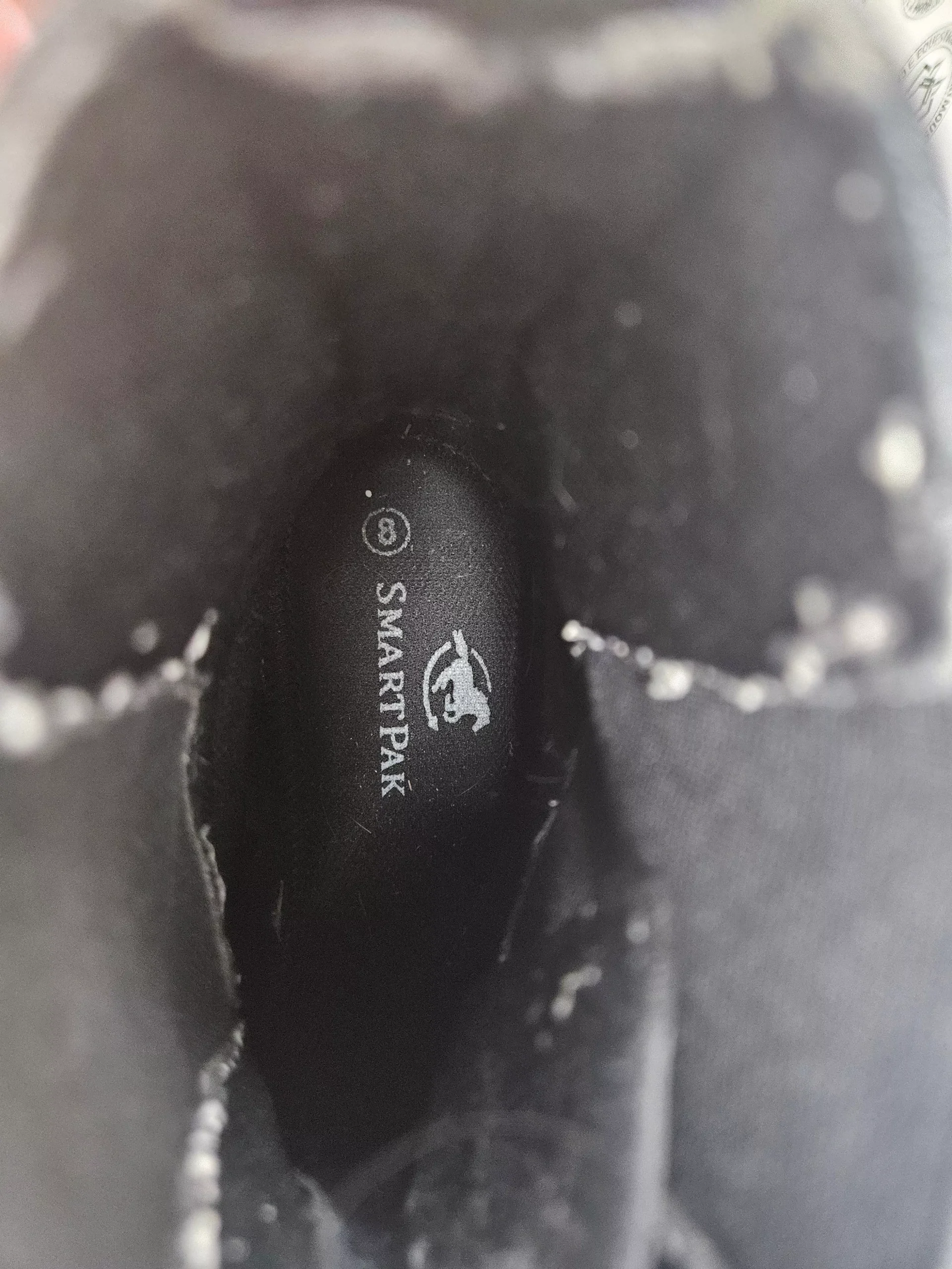 8 Women's Smartpak black paddock boots
