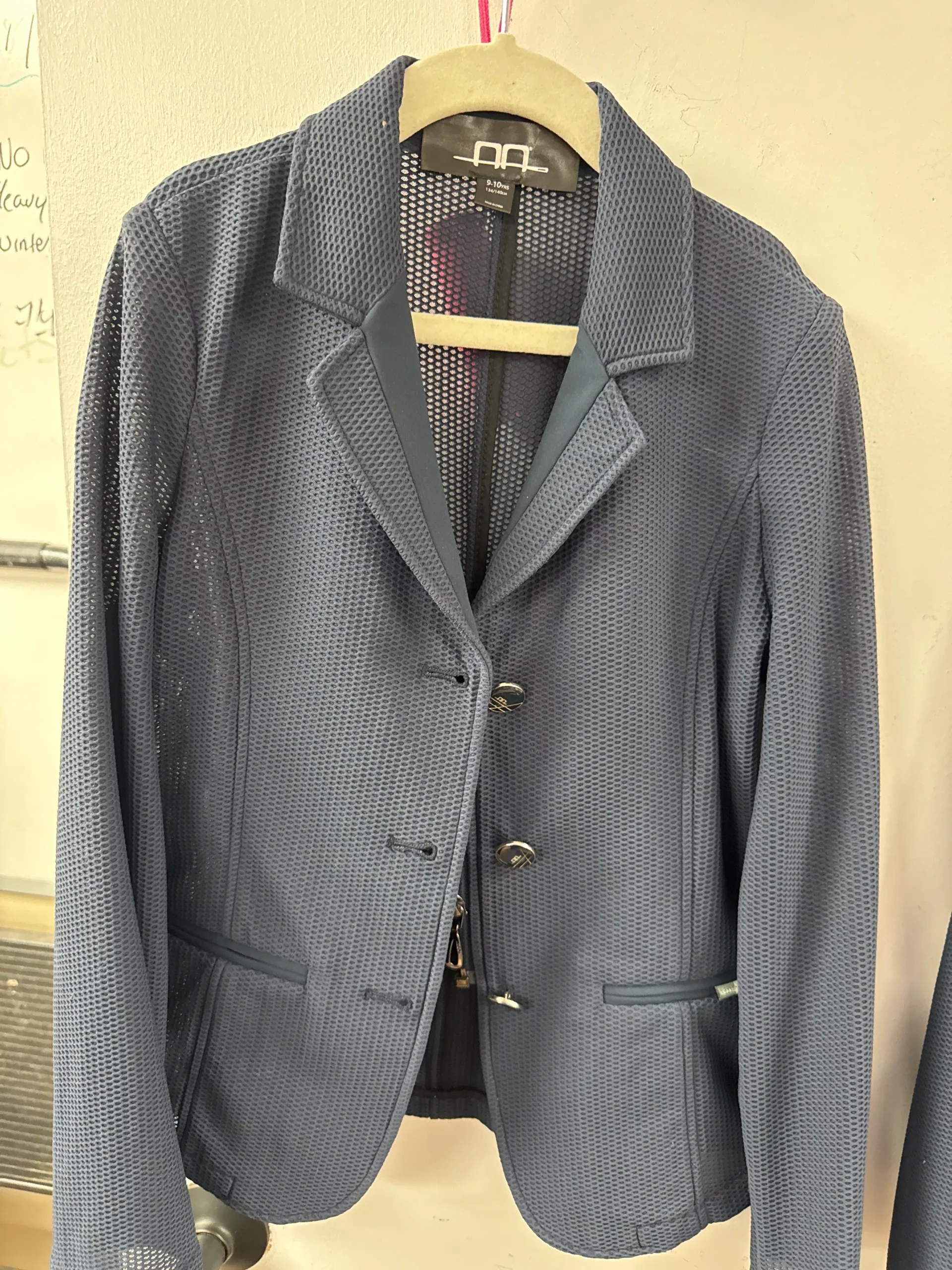 AA Plaitnum navy Mesh Jacket