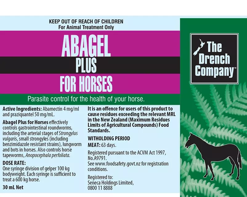 Abagel Plus Horse Wormer
