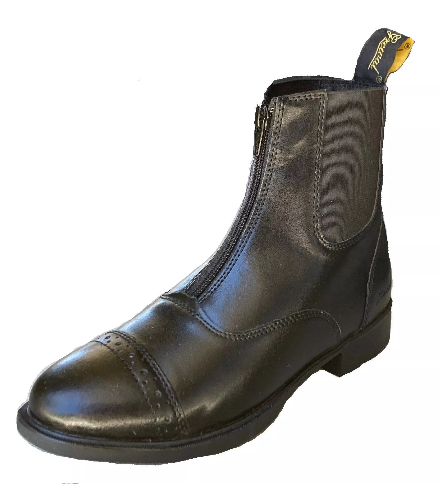 Adult Zip Up Synthetic Leather Paddock Boots