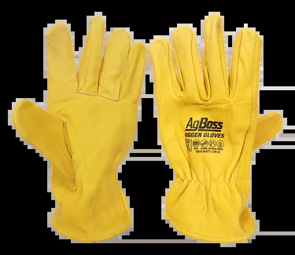 AgBoss Rigger Superior Grade Leather Gloves