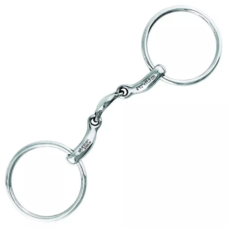 Anatomic Loose Ring Snaffle double broken 12mm