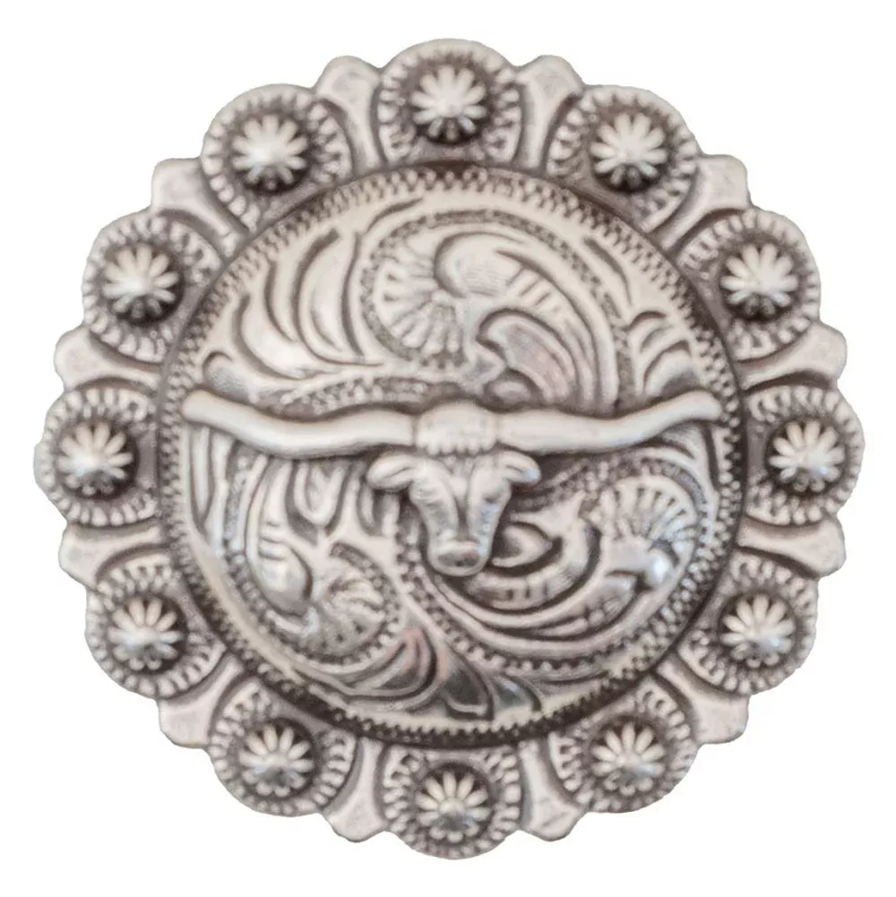 Antique Longhorn Berry Concho