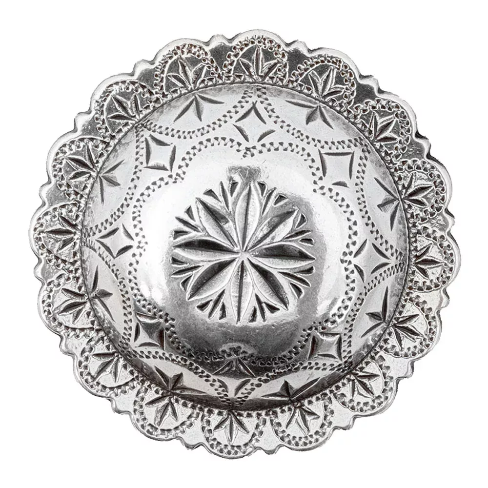 Antique Windrose Engraved Concho