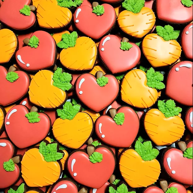 Apple & Carrot Heart Treats