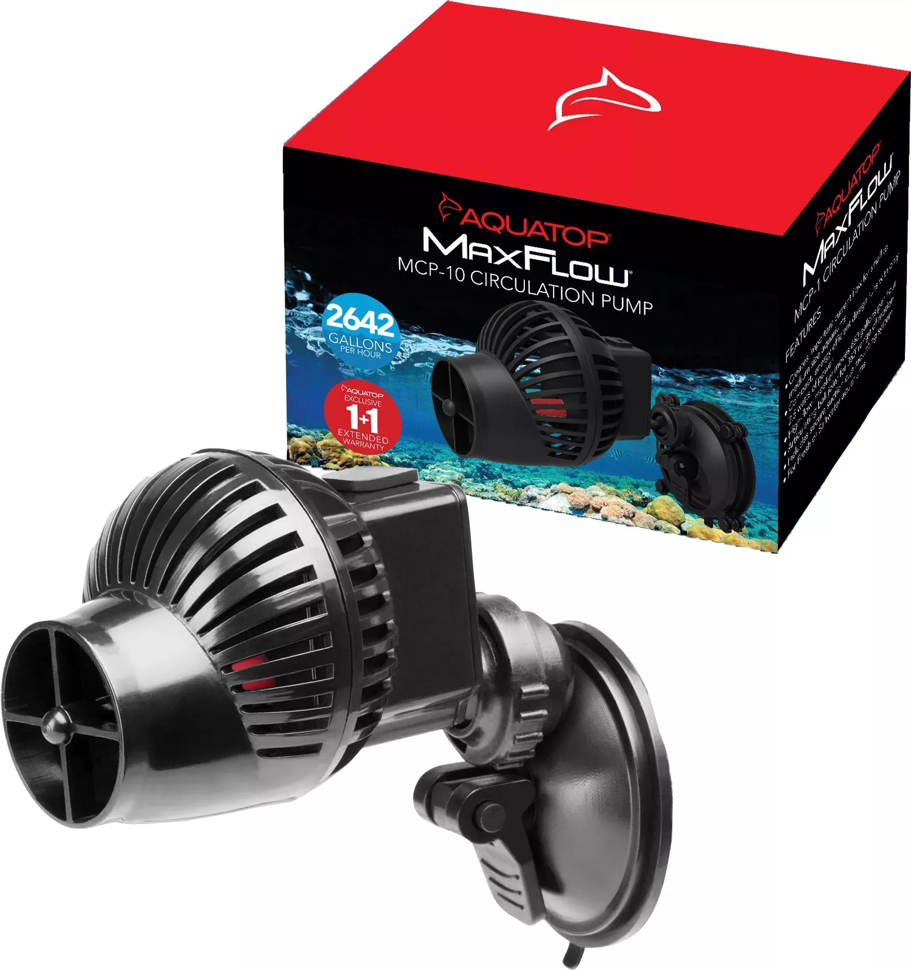 Aquatop MaxFlow Circulation Pump, Black, 125-250 Gallon