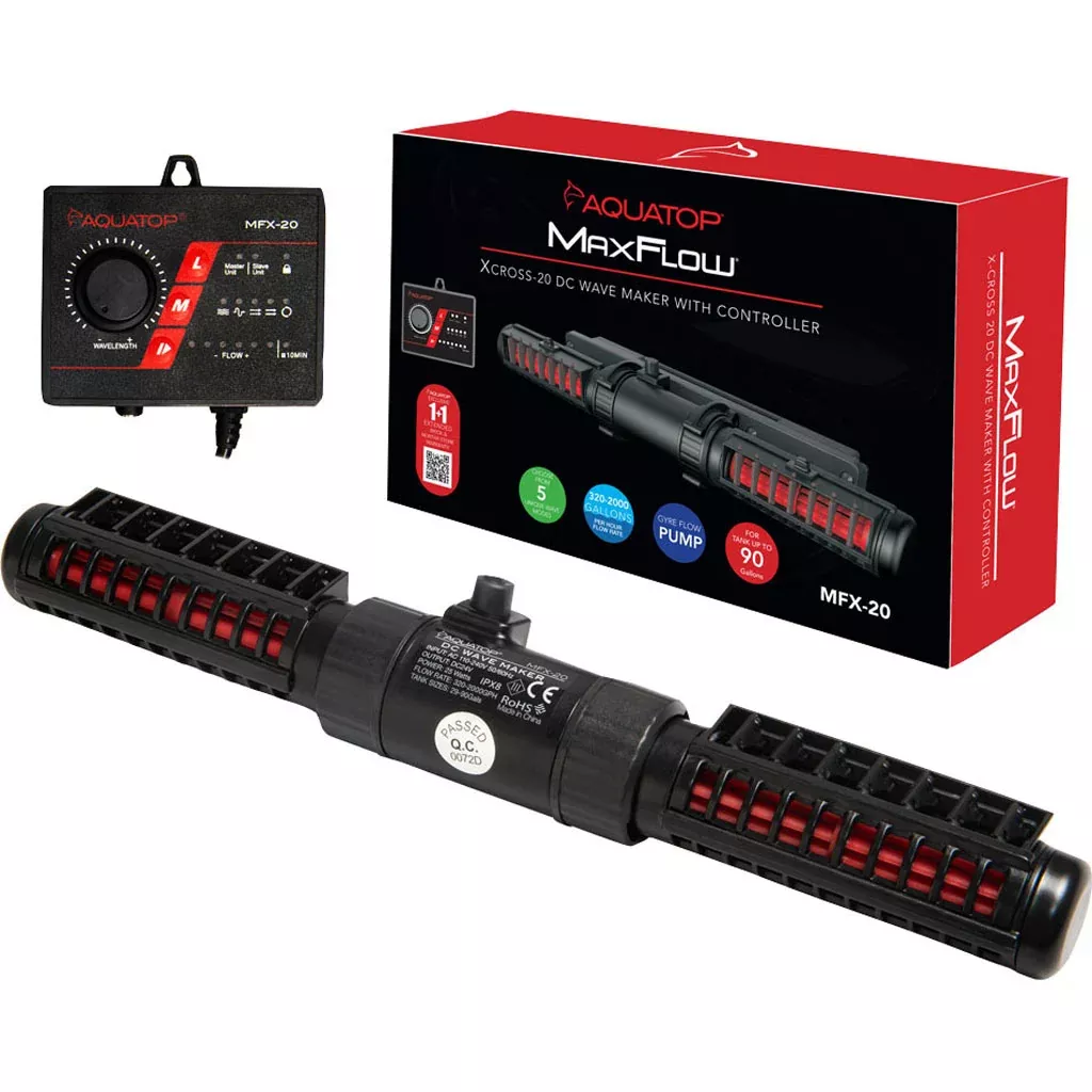 Aquatop MaxFlow X-Cross DC Cross Current Pump 2000 gph