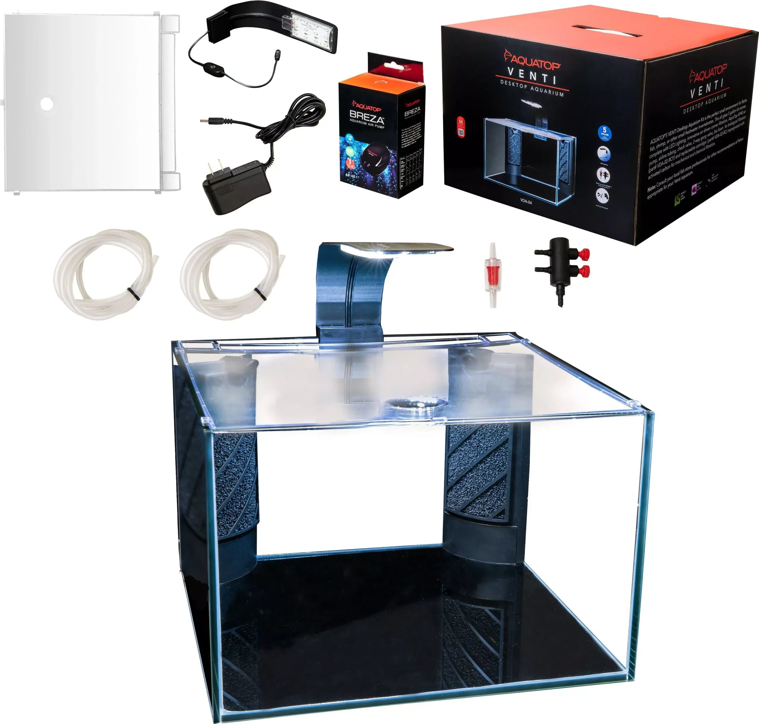Aquatop Venti Professional Showcase Aquarium 5 gal