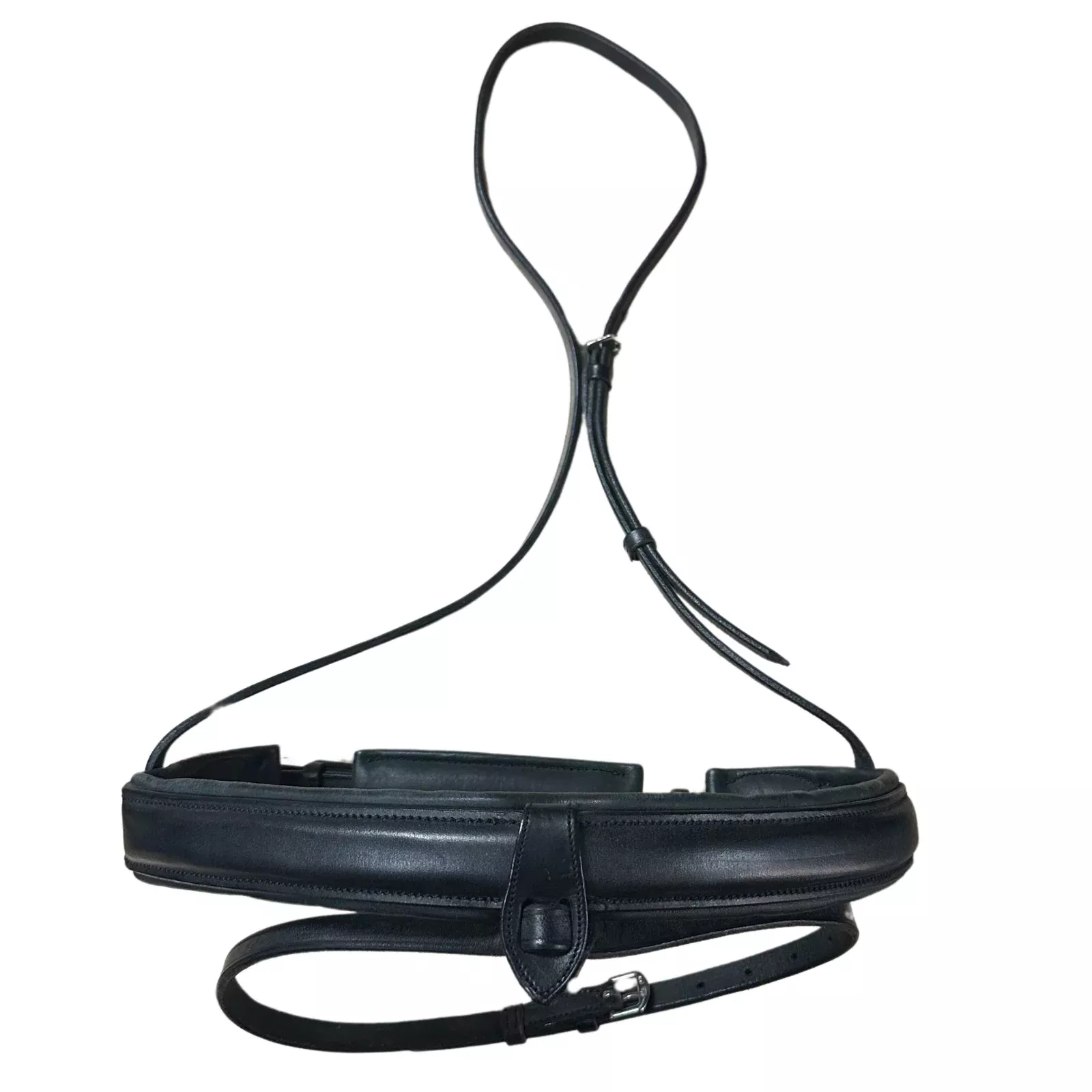 Arc De Triomphe 'Savannah' Crank Noseband in Black - Oversize