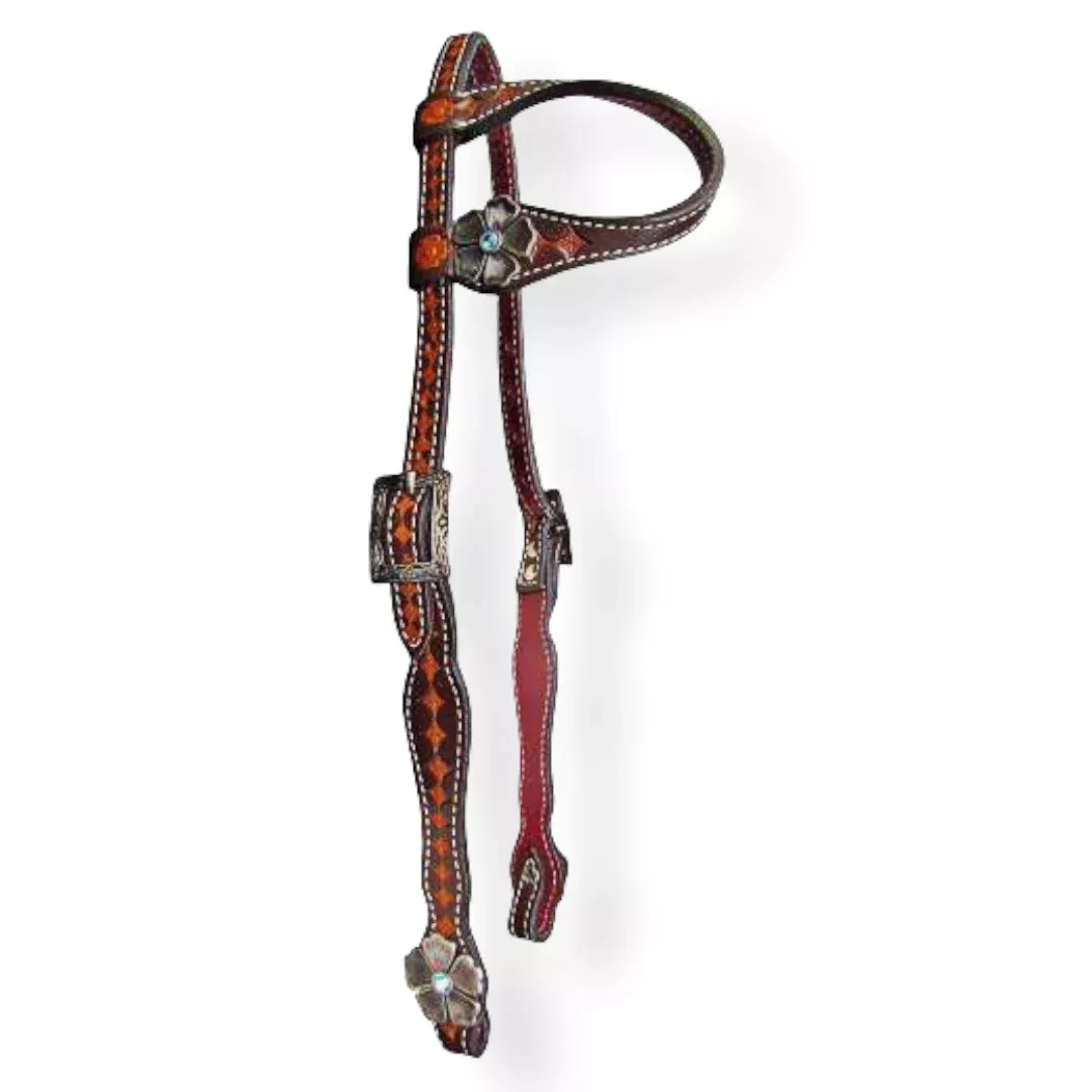 ARGENTINA COW LEATHER SINGLE EAR HEADSTALL