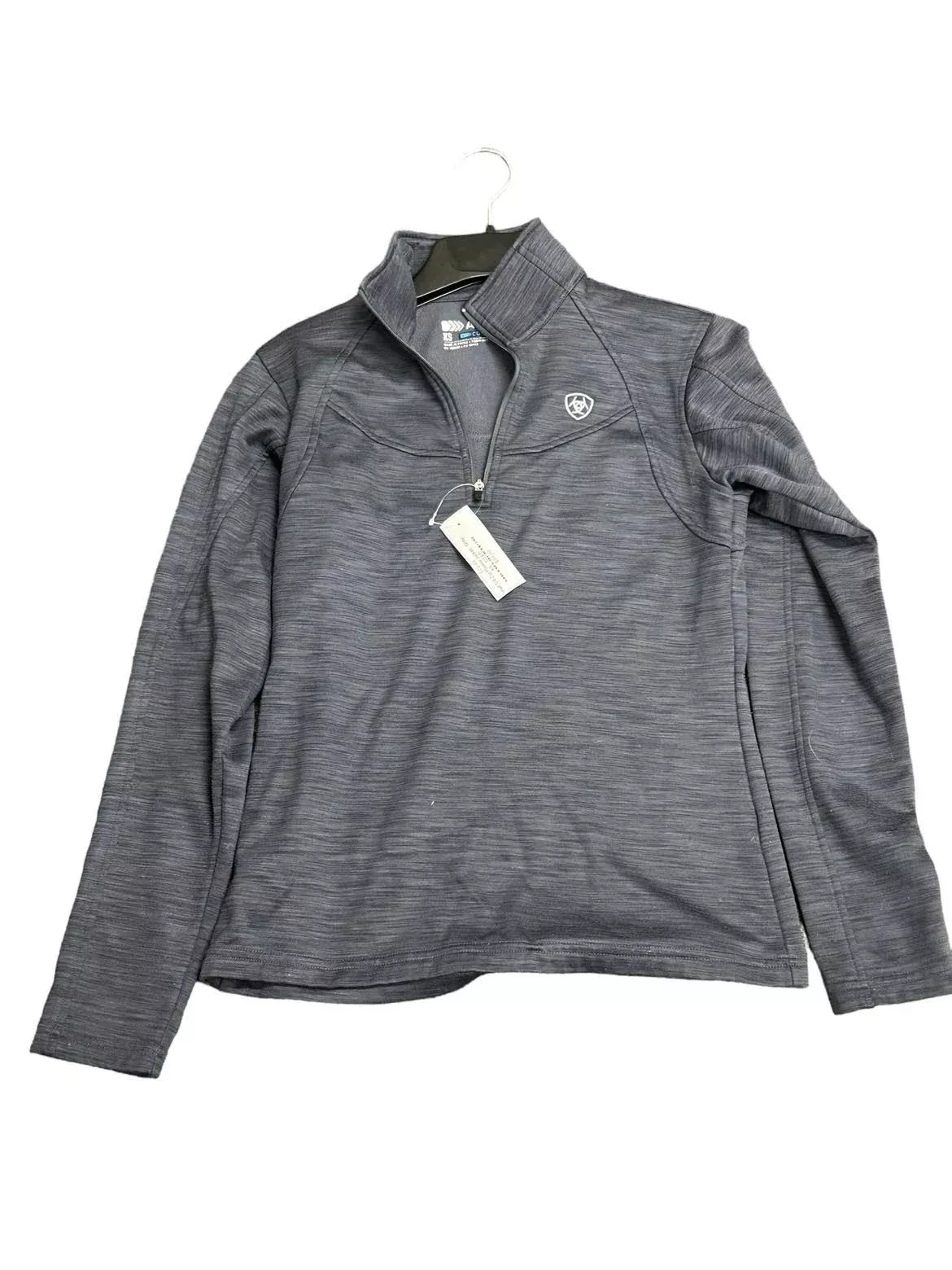 Ariat 1/4 Zip Fleece Jacket - Grey - XS - USED