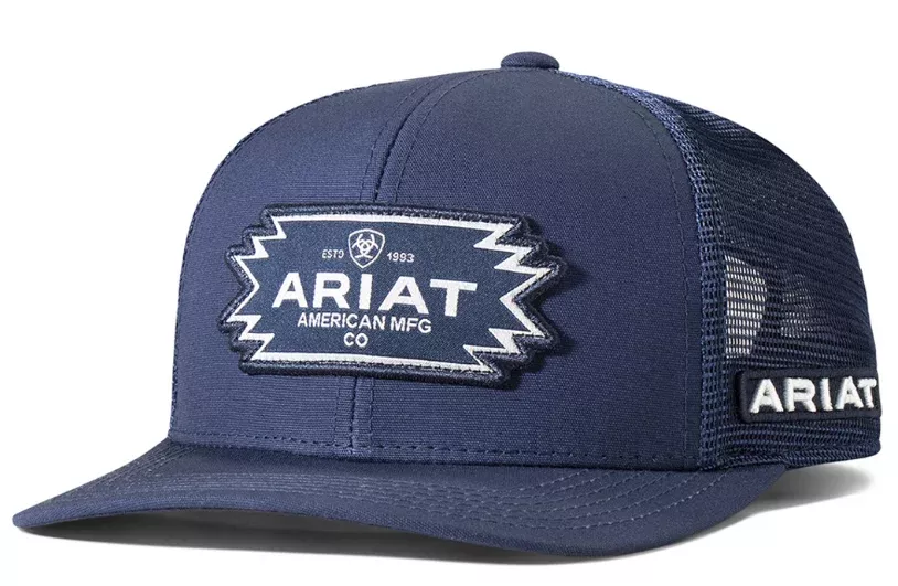 ARIAT AMERICAN SOUTHWEST PATCH BLUE - HATS CAP