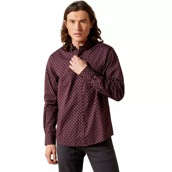 Ariat Mens Shirt | Maximus Modern | Cabernet
