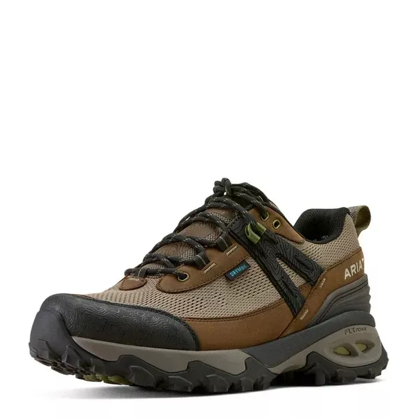 Ariat Mens Shoes | Traverse Low H2O | Brown Bark