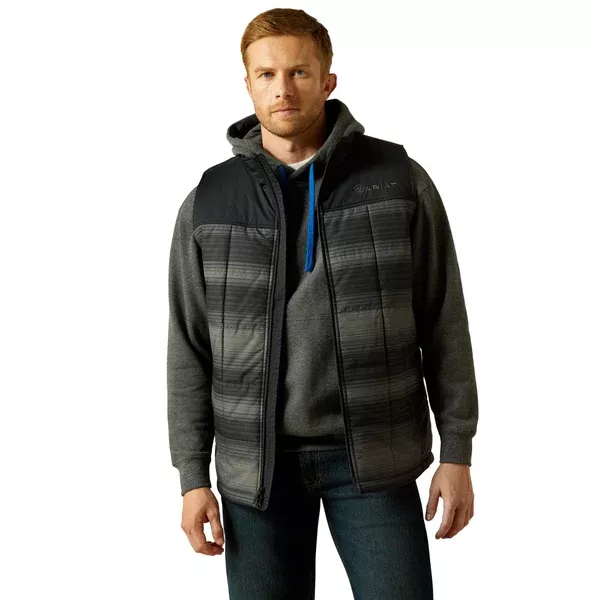 Ariat Mens Vest | Crius Insulated | Serape / Black
