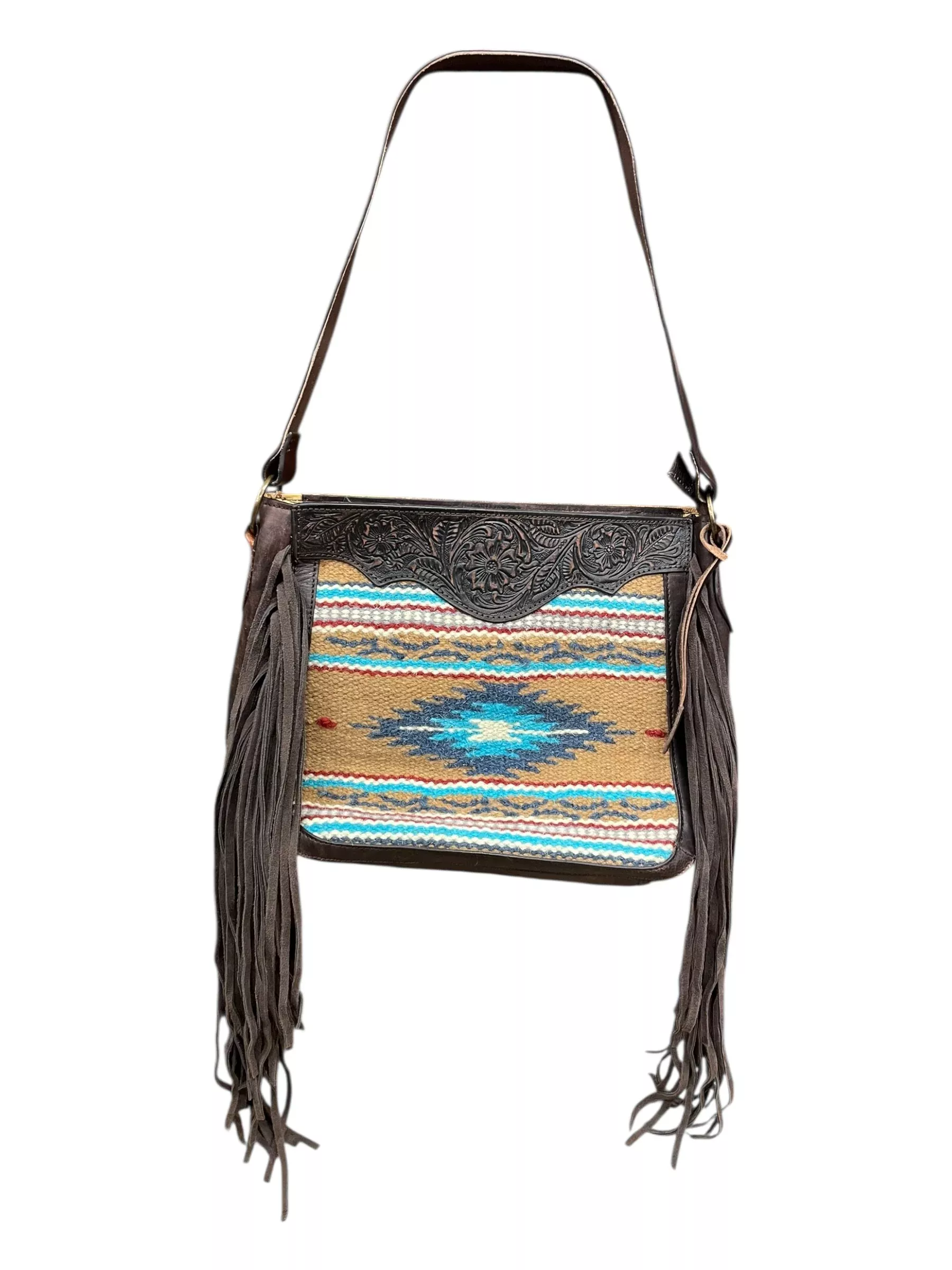 Ariat Nellie Conceal Carry Shoulder Bag - Aztec Print - USED