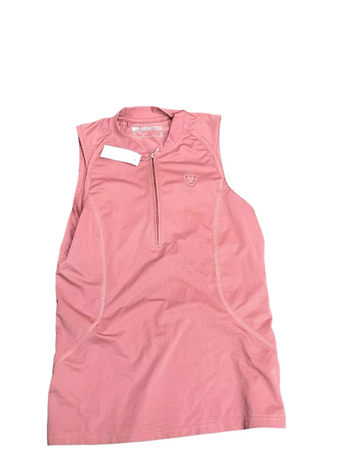 Ariat Sleeveless 1/4 Zip - Pink - S - USED
