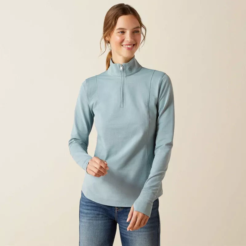 ARIAT WOMEN’S GRIDWORK 2.0 1/4 ZIP BASELAYER