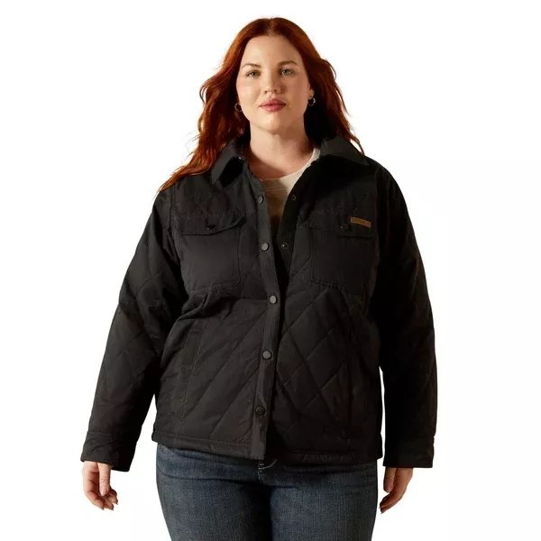 Ariat Womens Jacket | Grizzly Quilted Barn | Black