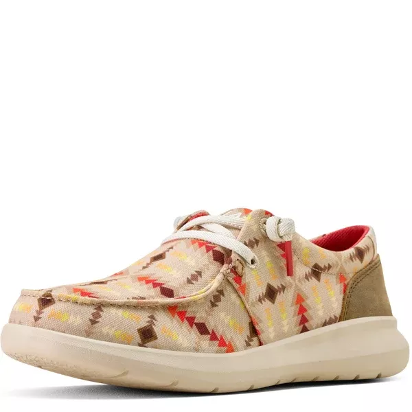 ARIAT WOMENS SHOE | HILO | BLANKET PRINT BROWN BOMBER