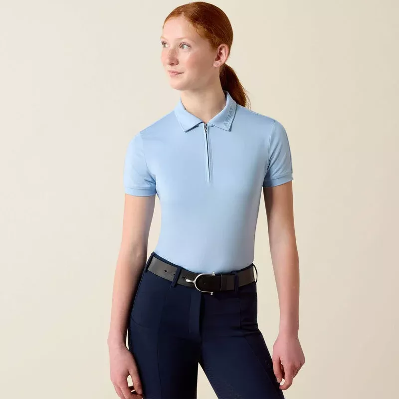ARIAT YOUTH BANDERA 1/4 ZIP POLO