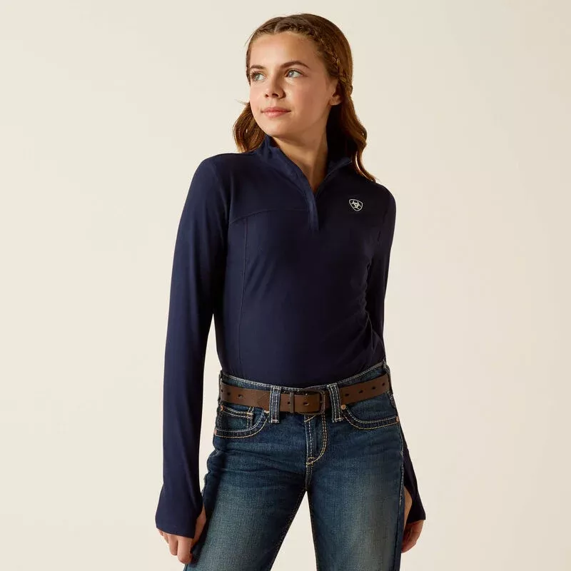 ARIAT YOUTH LOWELL 3.0 1/4 ZIP LS BASELAYER