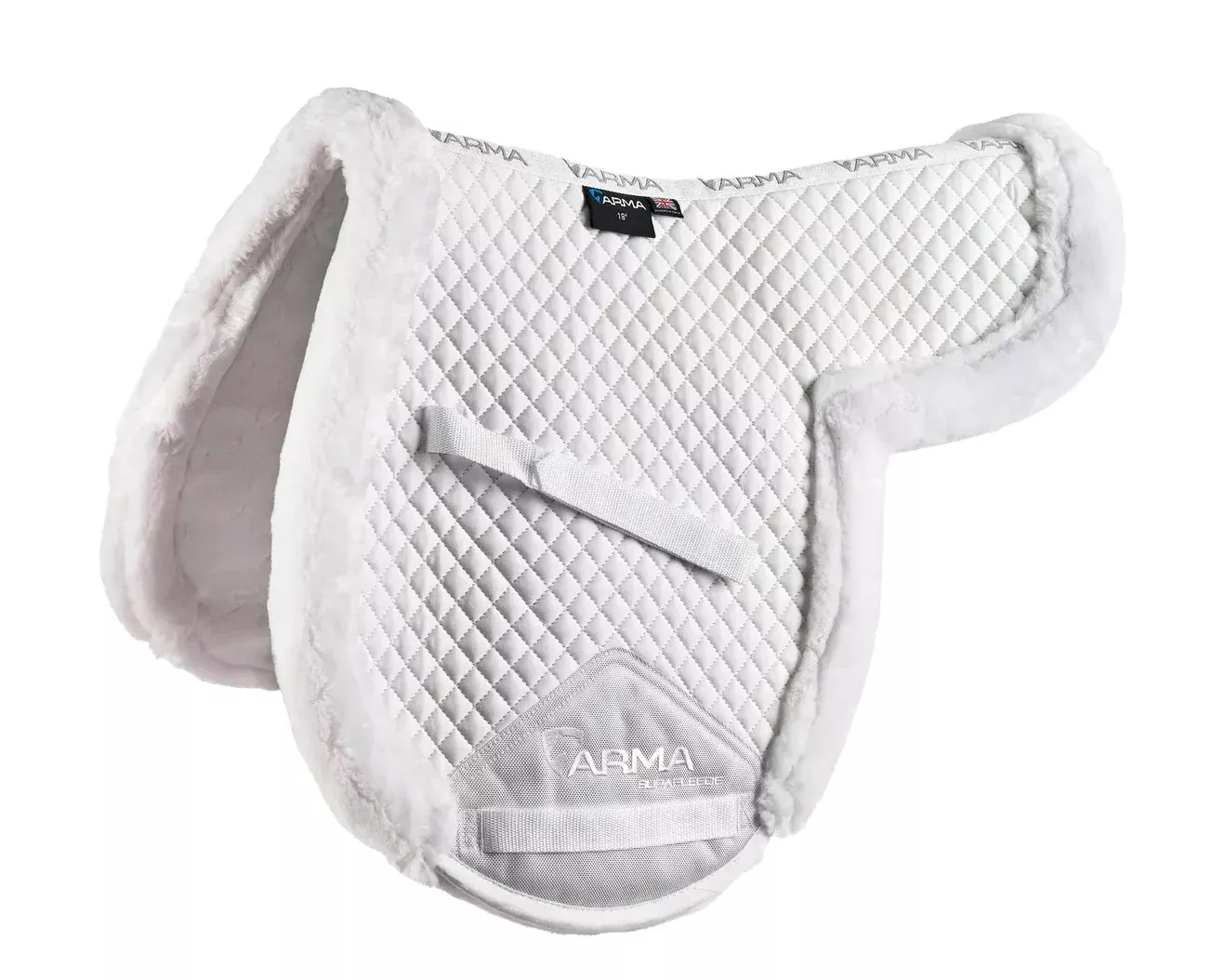 Arma SupaFleece Fully Lined Shaped Pad White 17-17.5"
