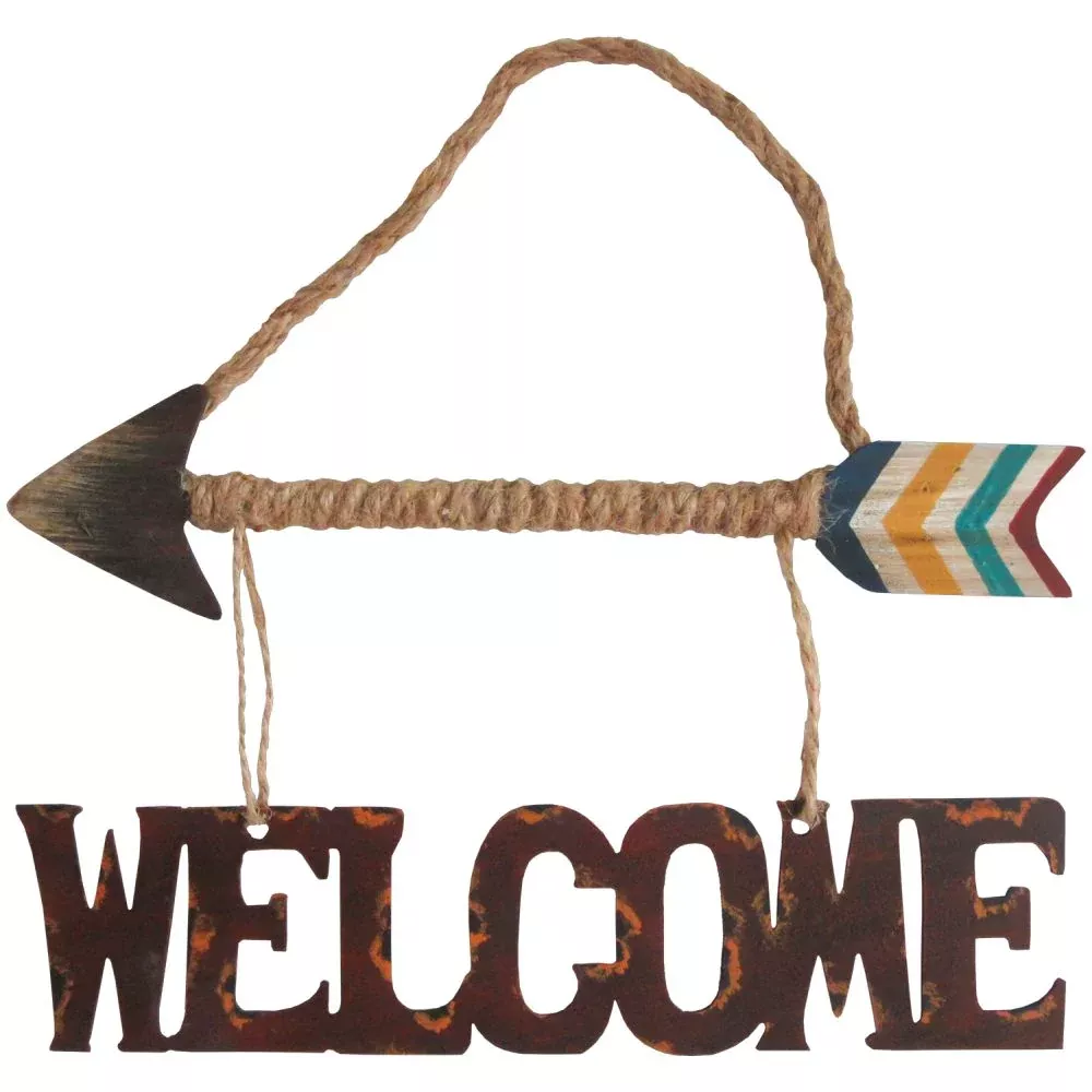 Arrow Welcome Sign