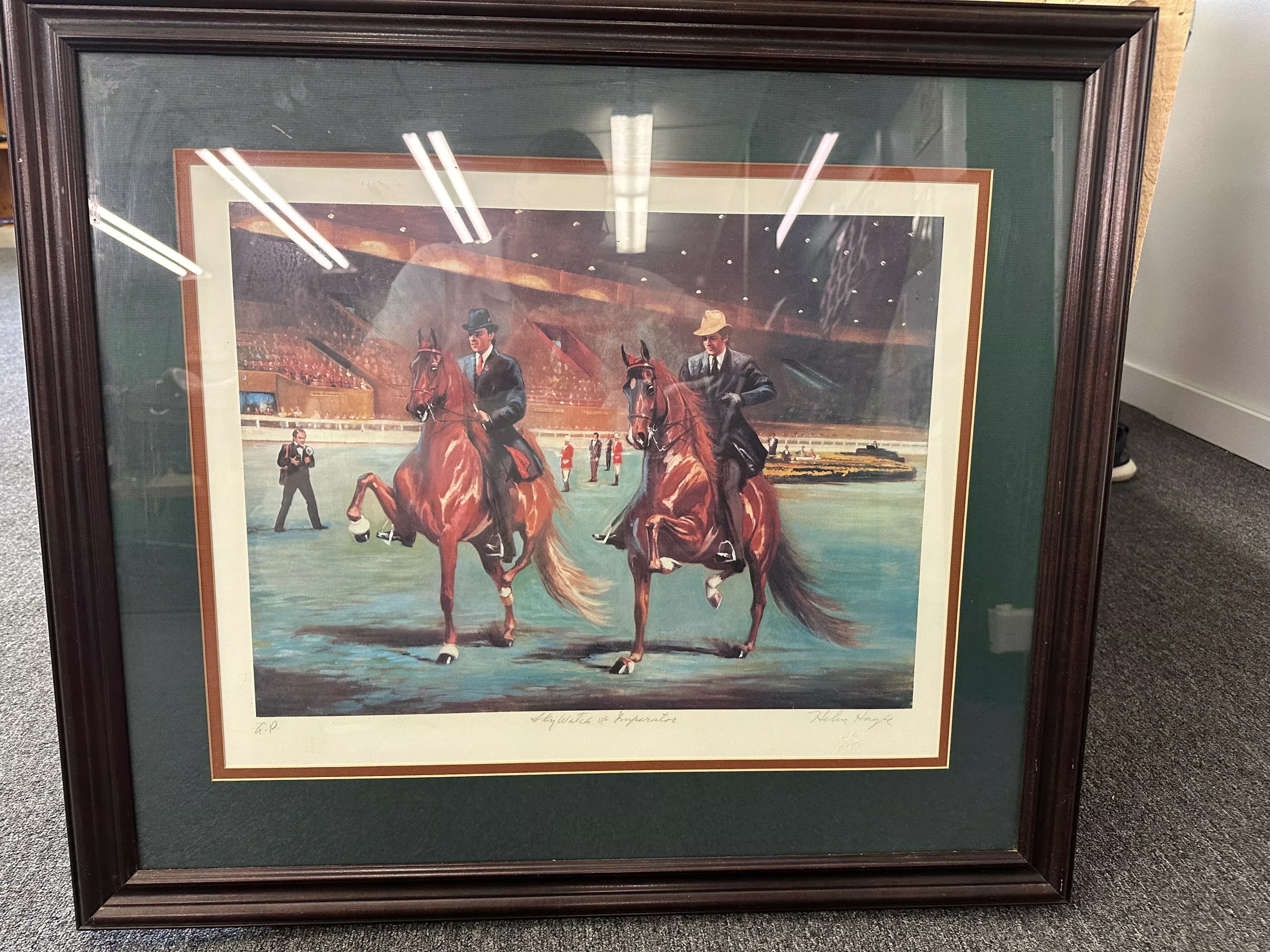 Artwork - Don Harris & Mitch Clark - Saddleseat Picture from the 1980S