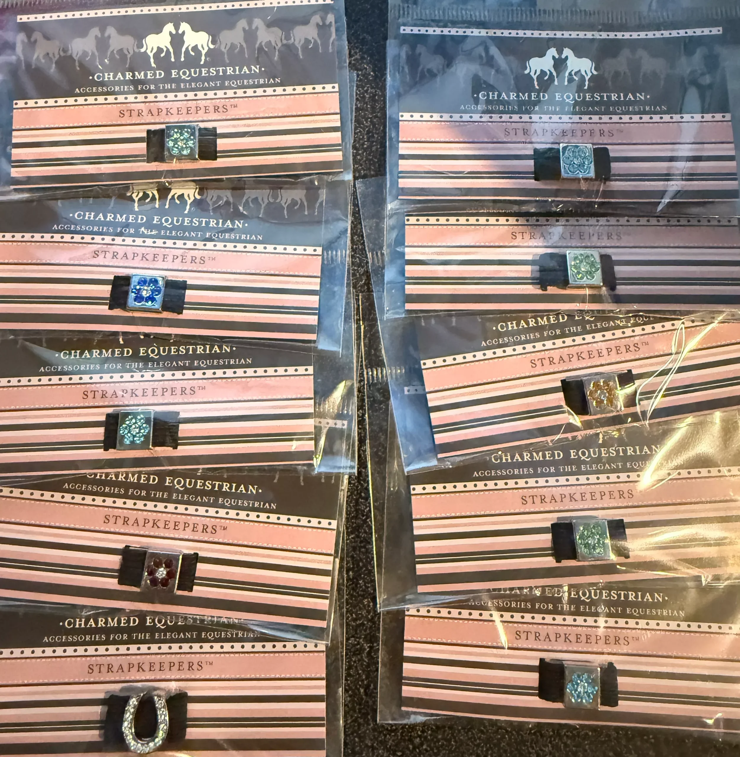 Assorted Strap Keepers by Charmed Equestrian