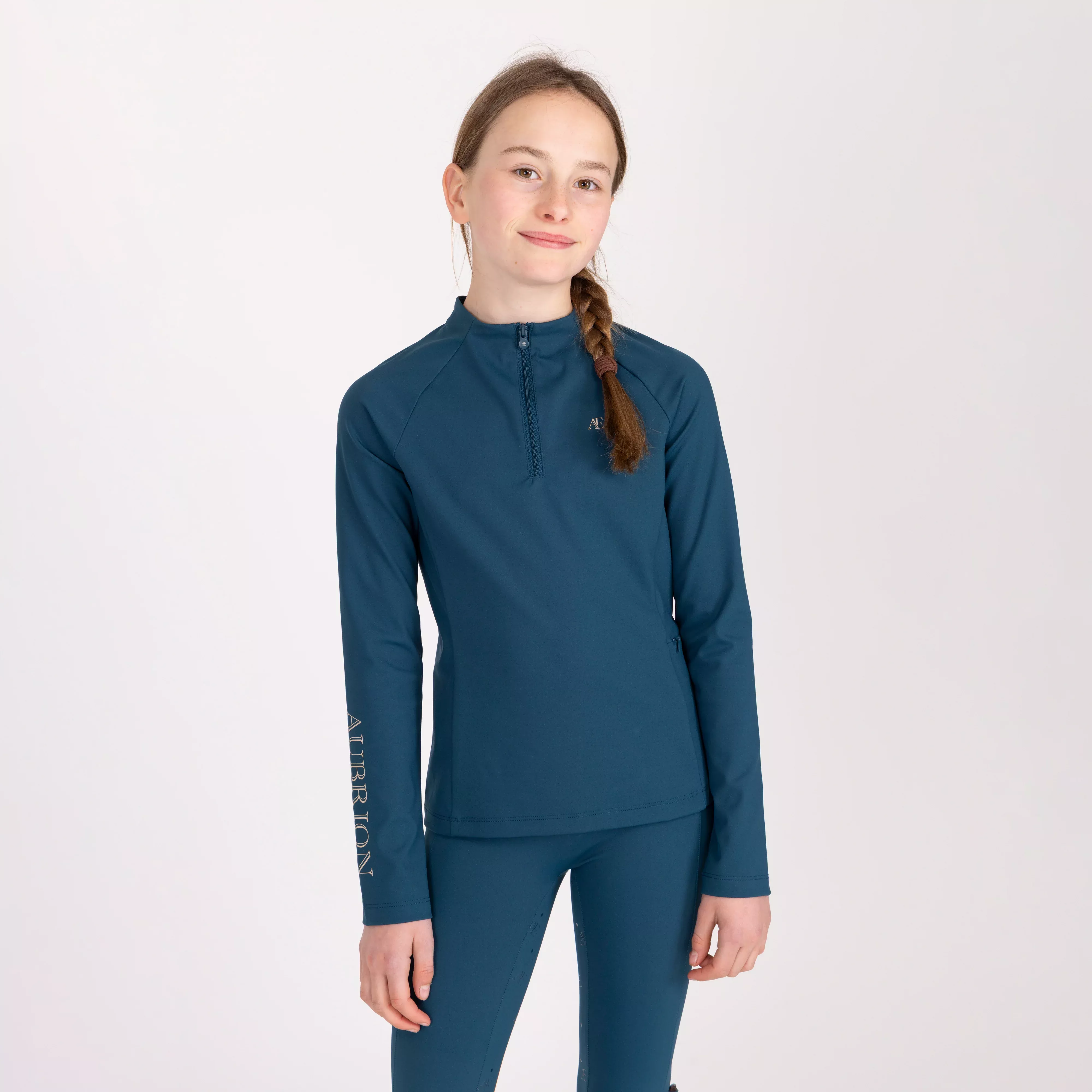 Aubrion Equestrian Winter Long Sleeve Base Layer - Young Rider