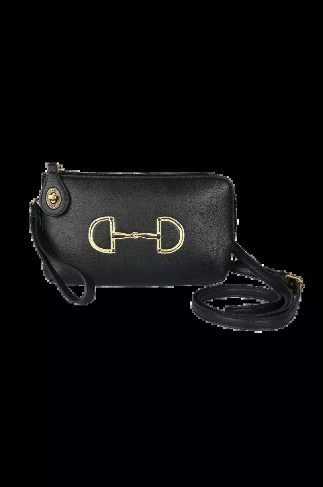 AWST Lila Vintage Snaffle Bit Clutch Crossbody Bag disc